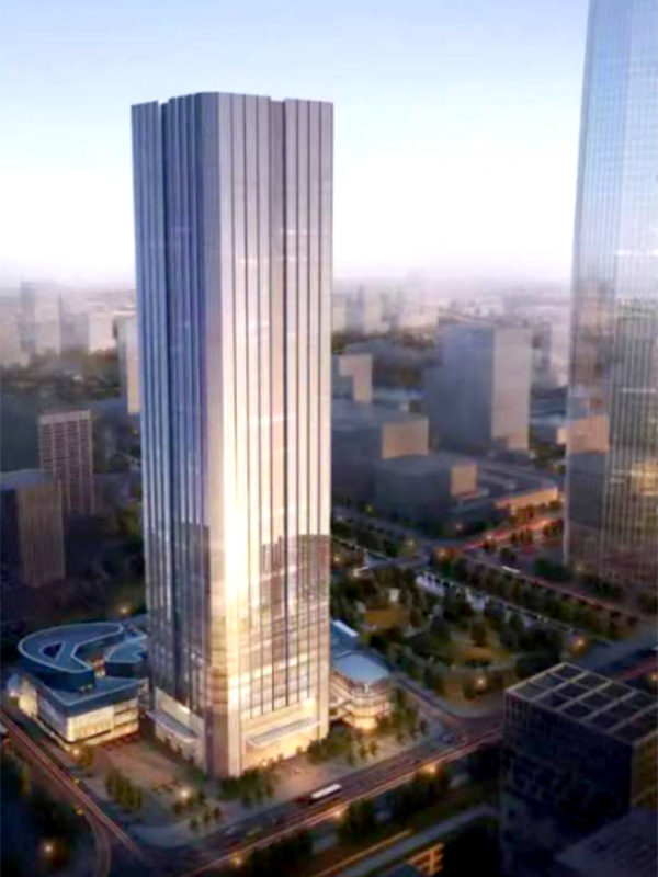 Kawasan inti kota Ningbo Timur Baru